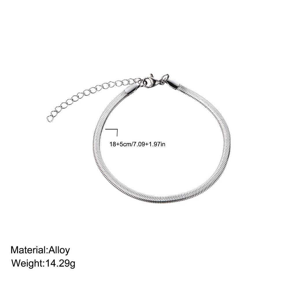 Silver Chain Bracelet - Free Gift